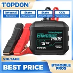 Topdon Btmobile Pros 12V Wireless Battery Tester 100-2000 Cca Agm Gel Analyzer. Fixed Price $116.99.