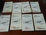 Snap-on MT2500 Gm Jeep Ford Asian Imports Reference Manuals Lot Of 8. Fixed Price $85.00.