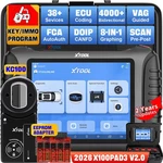 Xtool X100 PAD3 Car Key Programmer Immo Coding Bidirectional Diagnostic Scanner. Fixed Price $849.00.