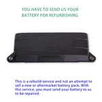 Rebuild Service For Snap-on Zeus / Verus Edge EAA0418L05A Battery Pack. Fixed Price $180.00.