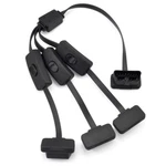 3 Way OBD2 All 16 Pins Wired Splitter To Female Cable With Switch. Fixed Price $22.99.