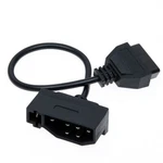 7 Pin Male OBD1 To OBD2 Obdii 16 Diagnostic Adapter Cable Ford Efi Us. Fixed Price $10.27.