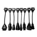 8 Pcs OBD2 Obdii Full Set Diagnostic Tool Adapter Truck Cables For Cdp B9. Fixed Price $40.31.