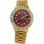 Rolex President 18K Gold Day-date 36 Diamond Bezel & Dial Watch 5.0CT Ref. 18038. Fixed Price $25800.00.