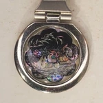 Mandarin Ducks Snap Lock Silver Metal Keychain Keyring Asian Style. Fixed Price $14.99.