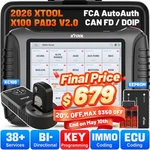 Xtool X100 PAD3 V2.0 Immo Key Programmer Full System Diagnostic Scanner + KC100. Fixed Price $849.00.