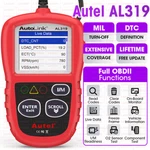 2025 Autel AL319 OBD2 Obdii Car Code Reader Diagnostic Scanner Tool Engine Check. Fixed Price $35.99.