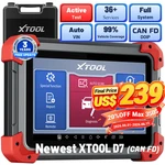 2026 Xtool D7 Bidirectional OBD2 Diagnostic Scanner Full System 36+SERVICES. Fixed Price $299.00.