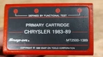 Snap-on Scanner MT2500-1389 Primary Cartridge Chrysler 1983-89. Fixed Price $21.99.