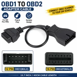 Gm 12 Pin OBD1 16 OBD2 Convertor Adapter Cable For Diagnostic Scanner Us. Fixed Price $8.48.