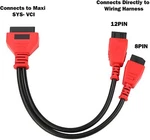 12+8PIN Programming Connector Cable Adaptor For Chrysler Maxisys MSCHRY128. Fixed Price $20.95.