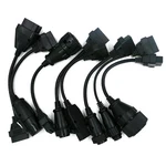 8PCS Metal & Plastic Full Diagnostic Tool Adapter Cable For Truck Car OBD2 Obdii. Fixed Price $39.05.