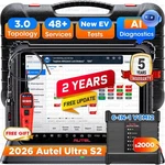 2-YEAR Update 2026 Autel Maxisys Ultra S2 6IN1 VCMI2 Ai Scan Us New Tech. Fixed Price $5299.00.