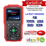 Icarsoft Tyt V1 Diagnostic Scan Tool For Toyots,lexus,scion,isuzu,nissan,hyundai. Fixed Price $127.61.