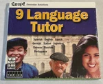 Snap! 9 Language Tutor Cd-rom Software Everyday Solutions 2003 New Sealed. Fixed Price $11.99.