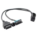 Ikkegol Right Angle Universal OBD2 Ii 16 Pin Splitter Y Open Cable, Black. Fixed Price $17.57.
