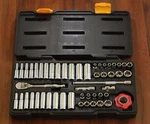 Gearwrench 80300P - 51 Pc. 1/4 Inch Drive 6 Pt. 120XP Mechanics Tool Set. Fixed Price $63.05.