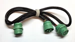 Avr J1939 9-PIN Type 2 Splitter Cable 4FT Green Eld Gps Diagnostic. Fixed Price $19.99.