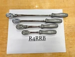 Snap-on Tools Usa New Dark Titanium 4PC 1/4" Drive Assorted Ratchet Master Set. Fixed Price $849.95.