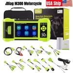 Jdiag M300 Full Version Motorcycle Diagnosis Tool Fault Code Reader OBD2 Scanner. Fixed Price $229.99.