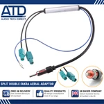 Vw Audi Seat Skoda Vag Am/fm Dual Twin Fakra Car Radio Aerial Adapter CT27AA25. Fixed Price $27.04.
