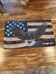 Snap On Eagle American Flag 6 X 3. Fixed Price $129.95.