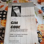 Sunpro By Actron Gm Code Scanner #CP9001 & Saturn 1982-1993 Manual Only. Fixed Price $14.00.