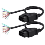 60CM 16 Pin Odb Male Extension Connector Open Plug Wire OBD2 Diagnostic Cable. Fixed Price $14.99.