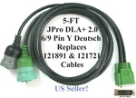 5FT New Jpro Noregon 6/9 Y Deutsch Cable For Dla+ 2.0 Replaces 121891 & 121721. Fixed Price $170.99.