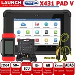 Launch X431 Pad V 5 Elite Truck Car Diagnostic Tool Key Programming Scanner. Fixed Price $1729.00.