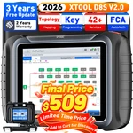 Xtool D8S V2.0 Bi-directional OBD2 Diagnostic Code Reader Ecu Coding Fca. Fixed Price $539.00.