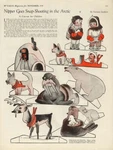 Nipper Goes Snap-shooting The Arctic By Norman Jacobsen Paper Doll Page 1924. Fixed Price $9.99.