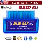 ELM327 OBD2 Code Reader Bluetooth Auto Diagnostic Tool Obdii Scanner For Android. Fixed Price $5.99.