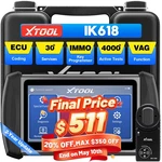Xtool IK618 KC100 Auto Key Programmer Ecu Coding Bidirectional Diagnostic. Fixed Price $639.00.