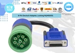 New Nexiq 9-PIN Deutsch Adapter, Locking NQ493001 (oem Part). Fixed Price $328.00.