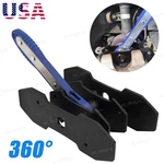Car Ratchet Brake Piston Wrench Spreader Caliper Pad Install Press Blue Large. Fixed Price $15.58.