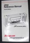 Snap-on Tools Diagnostic Scanner Reference Instruction Manual Jeep 4TH Ed. Fixed Price $15.00.