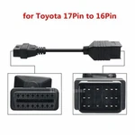 For Toyota 17PIN OBD1 16PIN OBD2 Diagnostic Scanner Cable Convertor Adapter. Fixed Price $9.98.