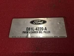Ford D81L-4220-A Drive Pinion Differential Carrier Puller Set. Fixed Price $1076.48.