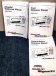 (3) Snap-on Scanner Ford + Chrysler Gm Reference Manual 8TH Ed ZMT2500-1097. Fixed Price $22.95.