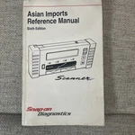 Snap On Asian Reference Manual ZMT2500-1497 Used. Fixed Price $10.00.