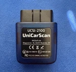 Unicarscan UCSI-2100 OBD2 Bluetooth 4.0 Adapter Scanner For Bimmercode Motoscan. Fixed Price $69.99.
