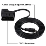 180CM Car Obdii OBD2 Eobd 16PIN Diagnostic Extension Adapter To Mini Usb Cable. Fixed Price $14.67.