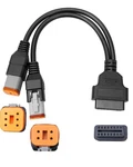 Augrex Motorcycle OBD2 Scanner Diagnostic Adapter Cable 4PIN + 6PIN 1 Fi.... Fixed Price $21.43.