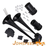 Loud Dual Trumpet Train Air Horn System Kit Rv/car/truck/van/boat Black. Fixed Price $358.88.