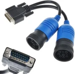 Nexiq Usb Link Pn 405048 Adapter Atari 6 And 9 Pin Y Deutsch Cable 11 Inch. Fixed Price $12.60.