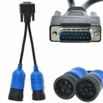 St For Nexiq Pn 405048 6 And 9PIN Y Deutsch Cummins Adapter Truck Diagnose Cable. Fixed Price $24.36.