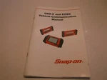 Snap-on Obd-ii & Eobo Vehicle Communication Manual Form ZMT2500-5500 JJ1. Fixed Price $13.88.