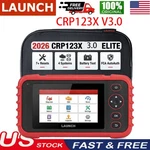 2026 Launch CRP123X V3.0 Elite Car OBD2 Scanner Code Reader Diagnostic Tool Us*. Fixed Price $179.00.