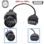 Obd Cable Round Adapter 20 16 Pin Auto Car Diagnostic Connector For Bmw E36. Fixed Price $8.98.